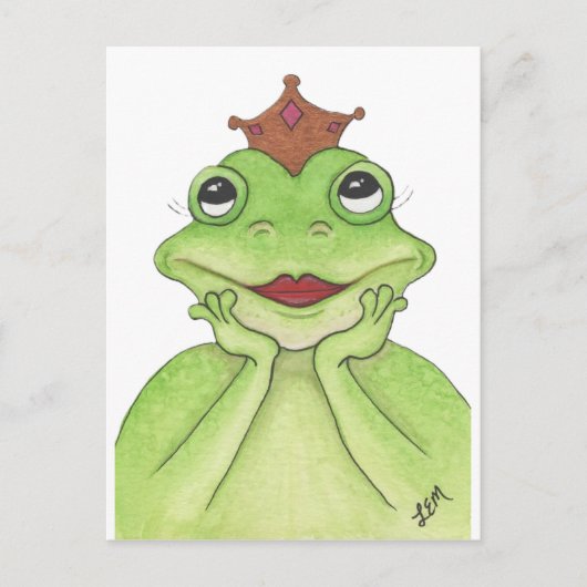 Frog Princess Briefkaart (Voorkant)
