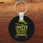 Frog Resist Cute Funny  Sleutelhanger (Voorkant)
