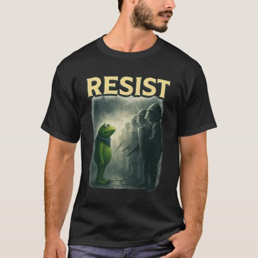 Frog Resist Portland Frog Protest T-Shirt  (Devant)