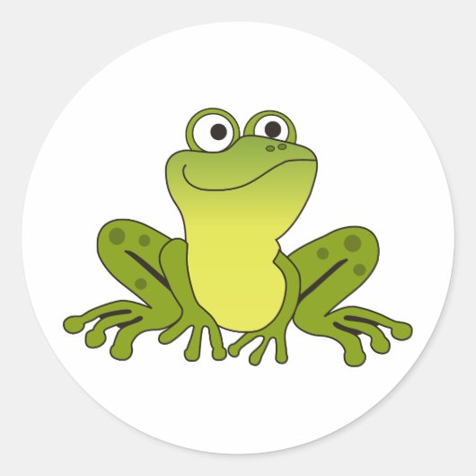 FROG RONDE STICKER (Voorkant)