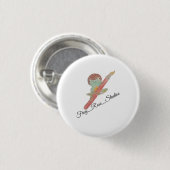 Frog_Ross_Studios logo-toets Ronde Button 3,2 Cm (Voorkant /achterkant)