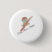 Frog_Ross_Studios logo-toets Ronde Button 3,2 Cm (Voorkant)