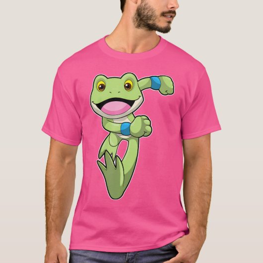 Frog Running Runner Fitness T-shirt (Voorkant)