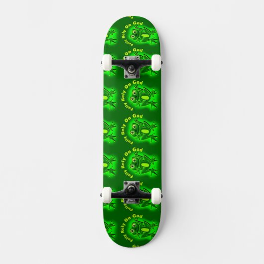 FROG Rust volledig op God Skateboard (Voorkant)
