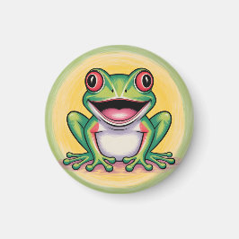 Frog’s Gentle Smile Magneet