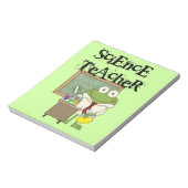 Frog Science Teacher Notitieblok (Gedraaid)