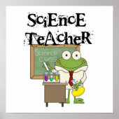 Frog Science Teacher Poster (Voorkant)