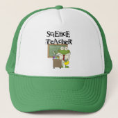 Frog Science Teacher Trucker Pet (Voorkant)