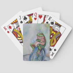 Frog Seed Waterverf Bicycle® Poker Speelkaarten