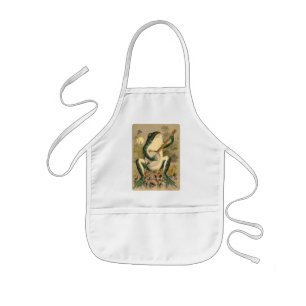 Frog Serenade Kind's Apron Kinder Schort