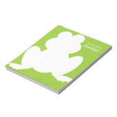 Frog Silhouette Notitieblok (Gedraaid)