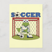 Frog Soccer Goalie Tshirts en Gifts Briefkaart (Voorkant)