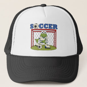 Frog Soccer Goalie Tshirts en Gifts Trucker Pet