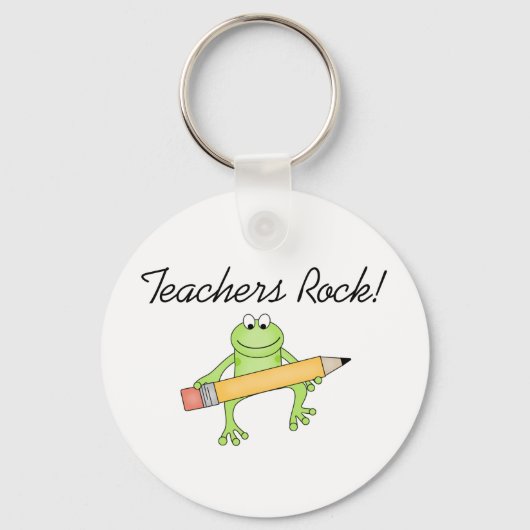 Frog Teachers Rock Sleutelhanger (Voorkant)