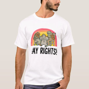 Frog Toad Gay Rights LGBT Pride T-shirt