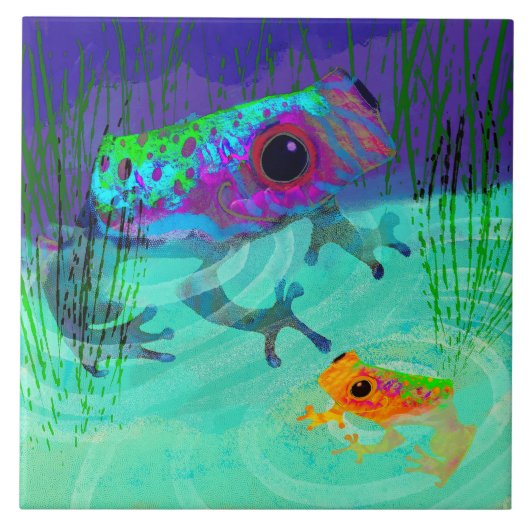 Frog Trivet Tegeltje (Voorkant)