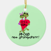 Frog Trots Grootouder van Meisje Gifts Keramisch Ornament (Voorkant)