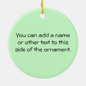 Frog Trots Grootouder van Meisje Gifts Keramisch Ornament (Achterkant)