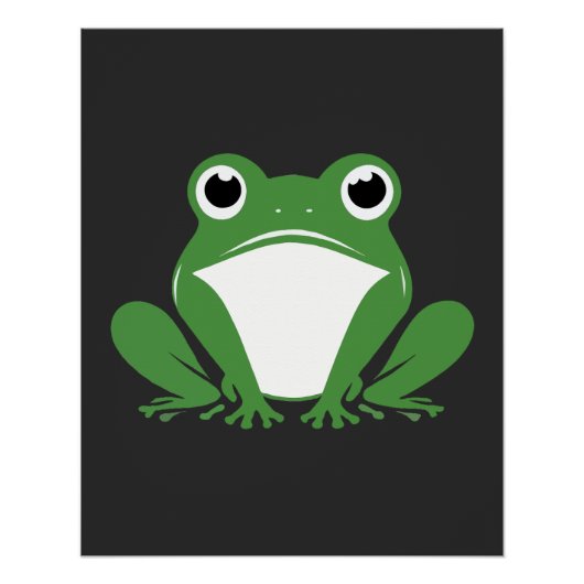 Frog Vector Art Animal Moderne Ville Urbaine Graph (Devant)
