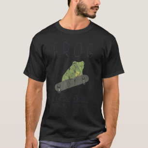 FROG vertrouwt volledig op God onverschillig lijde T-shirt