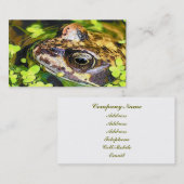 FROG VISITEKAARTJE (Voorkant / Achterkant)