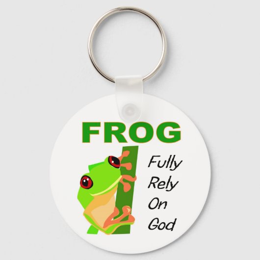 FROG, volledig vertrouwen op God Sleutelhanger (Voorkant)