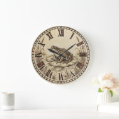 Frog Wall Clock - Serene Pond Decor Grote Klok (Huis)