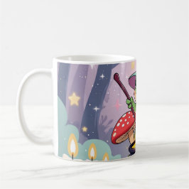Frog Witch Coffee Mug – Kawaii Potion Frog Cottage Koffiemok