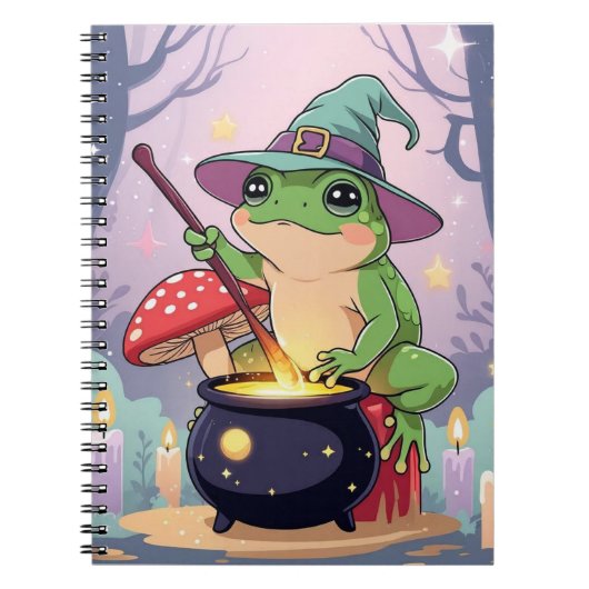 Frog Witch Journal – Kawaii Potion Frog  (Devant)