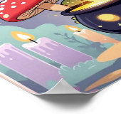 Frog Witch Poster – Kawaii Potion Frog Wall Art (Coin)