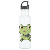 Frog with Cup Waterfles (Voorkant)