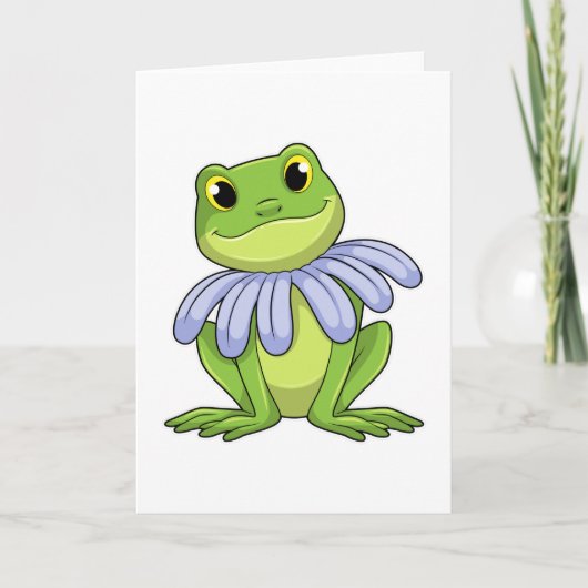 Frog with Daisy Kaart (Voorkant)