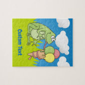 Frog with Icecream Jigsaw Puzzle (Horizontal)