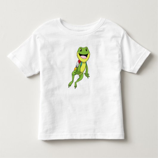 Frog with Jetpack Kinder Shirts (Voorkant)