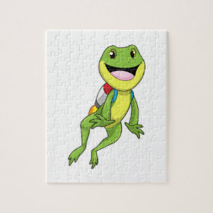 Frog with Jetpack Legpuzzel