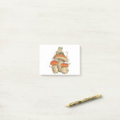 Frog with mushrooms post-it® notes (Op bureau)