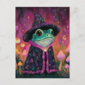 Frog Wizard Briefkaart (Voorkant)