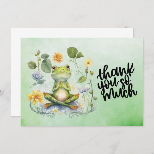 Frog Yoga merci beaucoup (Devant / Derrière)