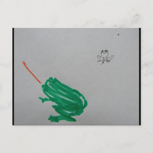 Frogger Briefkaart (Voorkant)