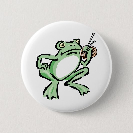 Frogger Ronde Button 5,7 Cm (Voorkant)