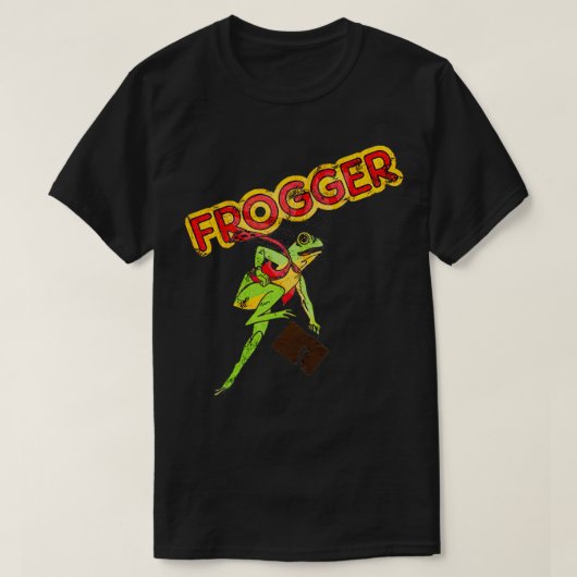 Frogger  stijl t-shirt (Design voorkant)