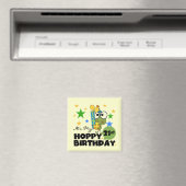 Froggie Hoppy 21st Birthday Magneet (Insitu (Vaatwasser))