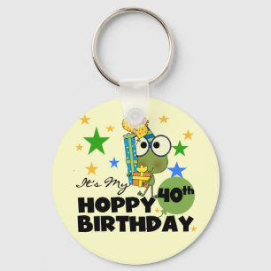 Froggie Hoppy 40th Birthday Sleutelhanger