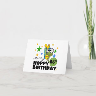 Froggie Hoppy 85th Birthday Kaart