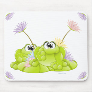 Froggie n Lilies Muismat