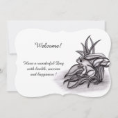 Froggy, Ajouter Votre Texte Invitation (Devant)