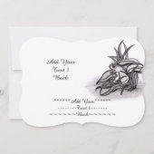 Froggy, Ajouter Votre Texte Invitation (Dos)