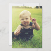 Froggy anniversaire de enfant invitation verte (Dos)