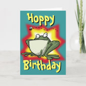 Froggy Birthday Kaart (Voorkant)