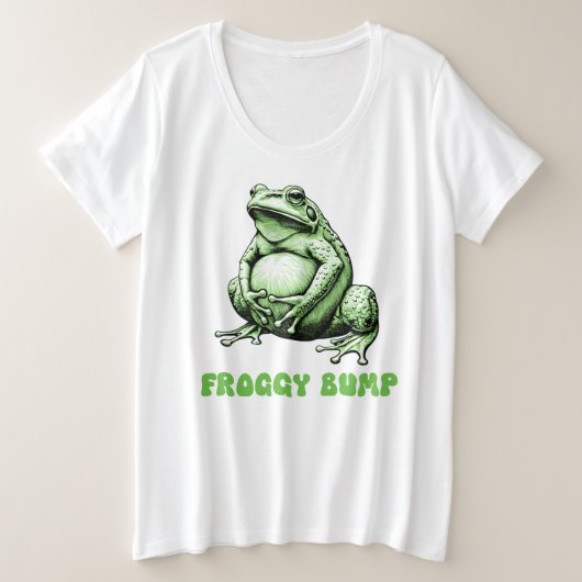 Froggy Bump Maternité, Attendez Maman (Design devant)